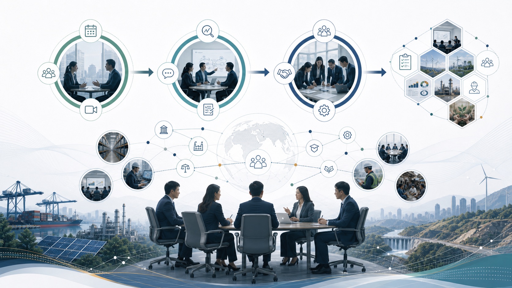 Partner co-creation and capability-building network visual