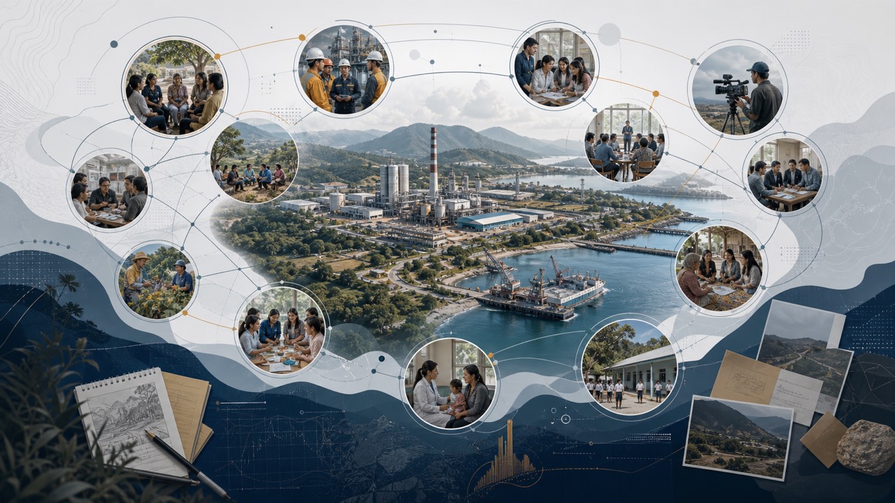 Overseas project embedded in an organizational stakeholder ecosystem